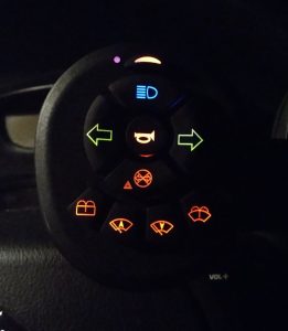 Infrared secondary control by night
